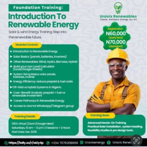 introduction to renewable energy foundation training
